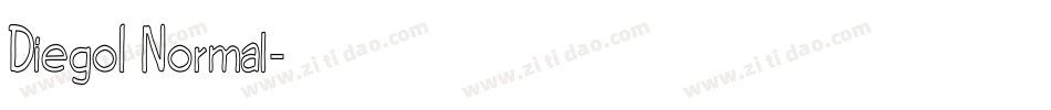Diego1 Normal字体转换